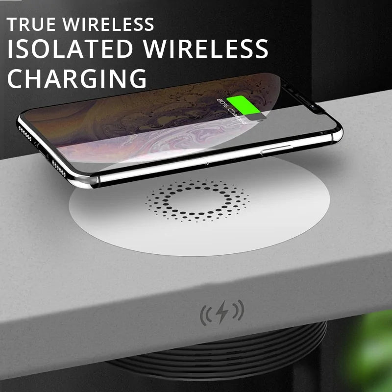 Long Distance Wireless Charger | Effortless Charging | Versatile & Convenient Wireless Chargers 2025 best creative hidden charger hidden chargerfast charger huawei innovative iphone x magnetic New arrival new product phone charger s10 samsung under the desk under the table wireless charger wireless charger for samsung {{ product_collections }} {{ product_description }}