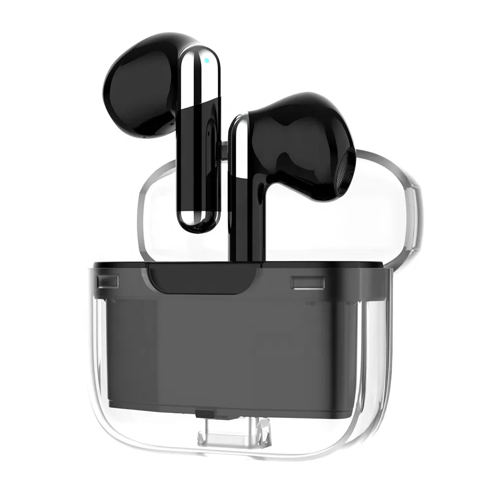 Noise Canceling Earbud ENC Phone Call Function Bluetooth Earphone Transparent Headset Black J207 Headphones & Earbuds audio bluetooth headphones certified headphone earbud electronics in ear headphone matchless online