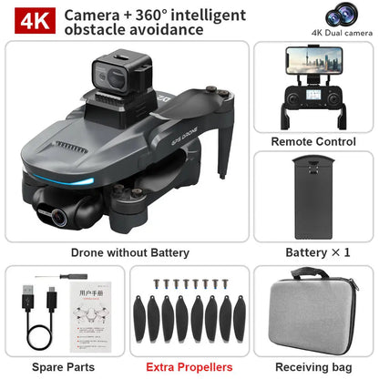 JHD L200 PRO MAX Drone 4K 2-Axis PTZ HD Dual Camera Laser Obstacle Avoidance Brushless Motor GPS 5G WIFI RC FPV camera 4k VS SG OA with 1B Drones 4k 5g bluetooth 5g connection 6k 8k drone drone for video making drone with video camera matchless online RC drone with 360 video camera remote controlled drone with 360 camera versatile camera and drone video video making