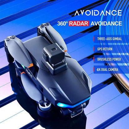 NEW S135 MAX Dron GPS 8K Dual HD Camera 3-Axis FPV Obstacle Avoidance Drones Brushless Quadcopter Toy Drone S135 V KAI ONE Drones 4k 5g bluetooth 5g connection 6k 8k drone drone for video making drone with video camera matchless online RC drone with 360 video camera remote controlled drone with 360 camera versatile camera and drone video video making