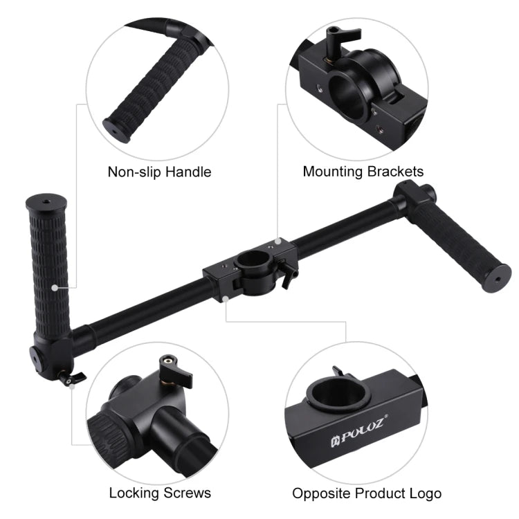 Lightweight and durable Dual Handheld Grip Aluminum Tube Stabilizer Gimbal Stablizers auto face tracking automatic selfie sticks blogging accessories camera stablizer electronics Gimbal handheld stablizer intelligent face tracking matchless online mobile phone accessories for blogging portable auto balance selfie stick selfie sticks tripod selfie tripod video video camera and mobile video accessories video devices video holder