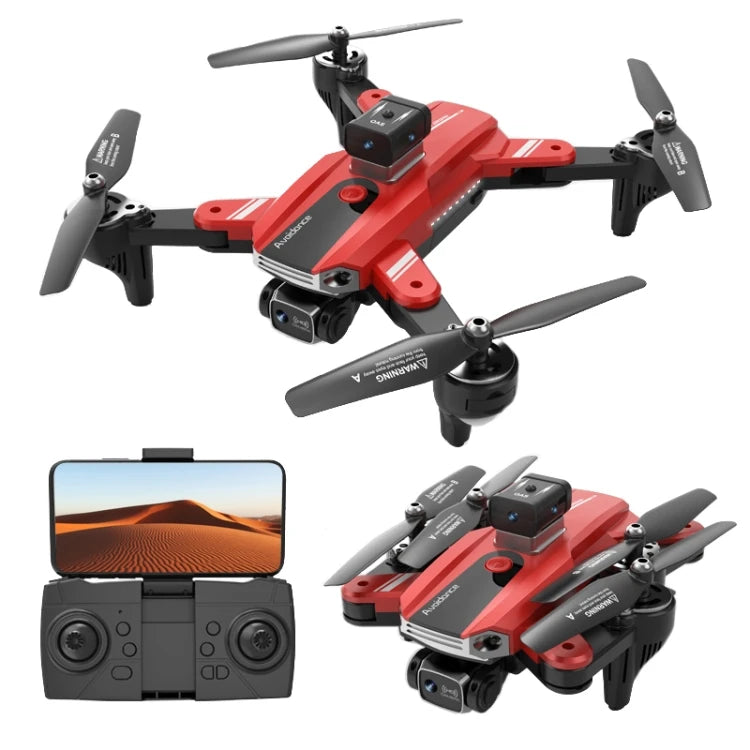 8K HD Dual-camera Drone, 360 Degree Intelligent Obstacle Avoidance GPS Positioning Aerial Quadcopter S8 Red Drones 4k 5g bluetooth 5g connection 6k 8k drone drone for video making drone with video camera matchless online RC drone with 360 video camera remote controlled drone with 360 camera versatile camera and drone video video making