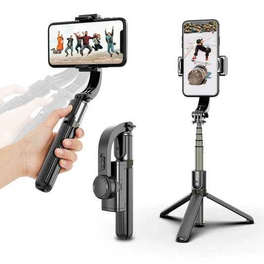 L08 Flexible Single Axis Gimbal Stabilizer Portable Handheld gimbal stabilizer for smartphone smart selfie stick