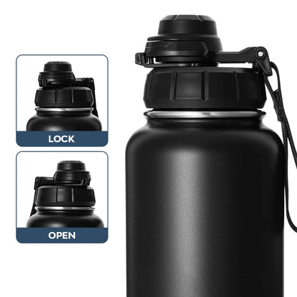 32oz Stainless Steel Insulated Sports Water Bottle Wide Mouth Fast Shipping Gym Outdoor Activity Friendly Boiling Applicable Water Bottles dinning dinning table insulated water bottle matchless matchless online matchlessonline new design water bottle Sports Water Bottles stainless steel water bottle Water Bottles