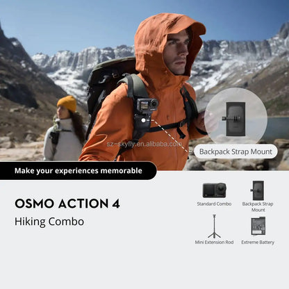 JHDDJI Osmo Action 4 Action4 Video sport 4K Camera In Stock Original OSMO Action 4 Standard Adventure Combo waterproof Drones auto face tracking automatic selfie sticks blogging accessories camera stablizer electronics handheld stablizer intelligent face tracking matchless online mobile phone accessories for blogging portable auto balance selfie stick selfie sticks tripod selfie tripod video video camera and mobile video accessories video devices video holder