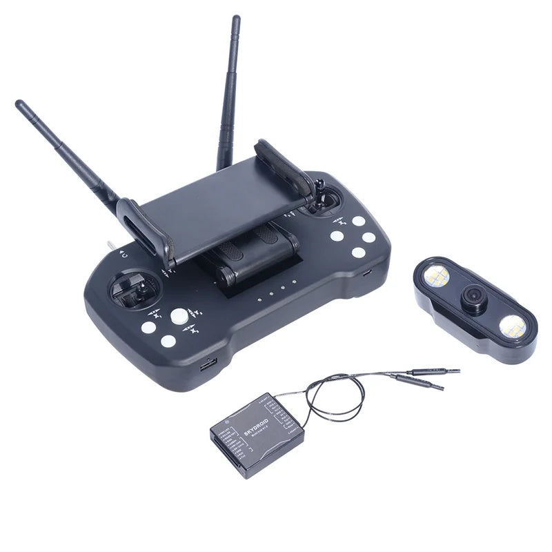 Skydroid T12 2.4GHz 12CH Remote Control With R12 Receiver/Mini Camera/20km Digital Map Transmission For Plant Protection Machine Drones 4k 5g bluetooth 5g connection 6k 8k drone drone for video making drone with video camera matchless online RC drone with 360 video camera remote controlled drone with 360 camera versatile camera and drone video video making