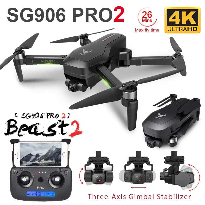 New SG906 Pro2 4K HD Camera Drone mechanical 3-Axis gimbal camera 5G wifi Drone supports TF card Drones distance 1.2km Drones 4k 5g bluetooth 5g connection 6k 8k drone drone for video making drone with video camera matchless online RC drone with 360 video camera remote controlled drone with 360 camera versatile camera and drone video video making