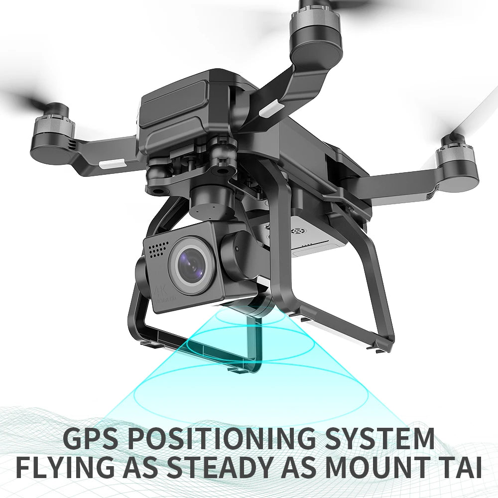 Drone GPS 5G WiFi FPV 3-Axis Anti-Shake Gimbal HD Camera Professional RC Foldable Brushless Motor Quadcopter Dron