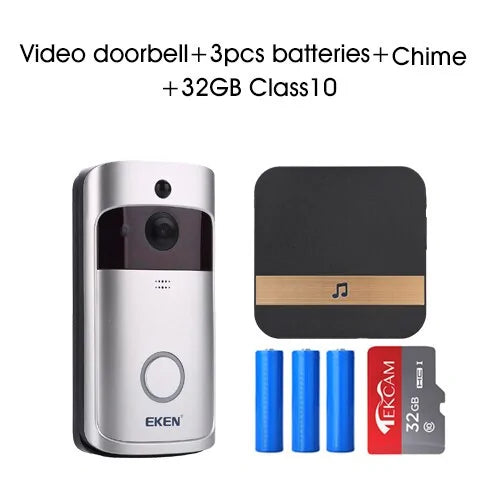 V5 Smart Door Bell | HD Video | Two-Way Audio | Advanced Home Security Option 4 US Plug Door Bells cam recorder camera door bell door bell intelligent smart {{ product_collections }} {{ product_description }}