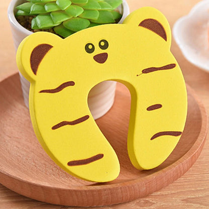 5Pcs Baby Door Stopper Hand Pinch Guard - Cartoon Animal Design Kids Protection child safety door stopper drawer stopper hinge stopper safety {{ product_collections }} {{ product_description }}