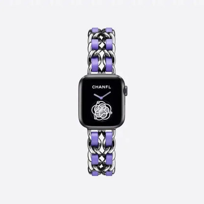 Upgrade Your Apple Watch with Our Stainless Steel Strap Bands Silver Purple 42 MM or 44 MM Apple Watch Bands apple watch apple watch band apple watch strap new arrival stainless steel {{ product_collections }} {{ product_description }}