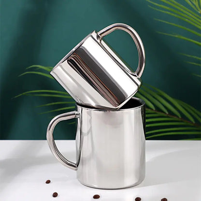 Double Wall Stainless Steel Coffee Mug Mugs & Cups coffee cup coffee mug Coffee Mugs dinning dinning table home Mug Stainless Steel tea and coffee cups