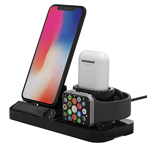 Wireless Charger Stand | Universal Compatibility | Safe & Smart Charging Wireless Chargers 3 in 1 air pods airpods apple apple watch charger charging pads charging station fast charger iphone magnetic magsafe mmagnetic New arrival watch wireless charger {{ product_collections }} {{ product_description }}