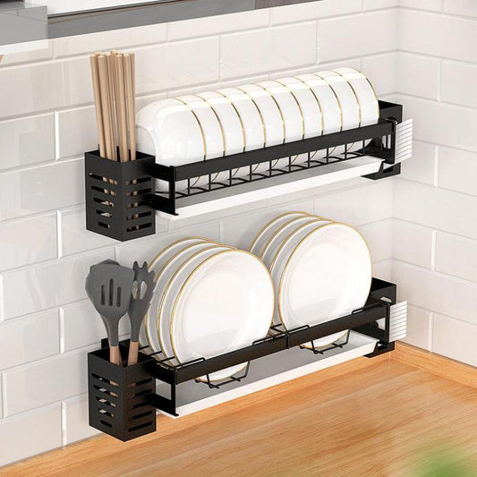 Kitchen Wall Mounted Dish Drying Rack Kitchen Items Drainer freeshipping Holder home and kitchen Kitchen Kitchen Wall Mounted Dish Drying Rack Rack