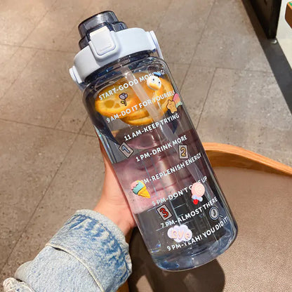 Portable Large-Capacity Water Bottle Water Bottles Bottle Capacity dinning dinning table home Large latest water bottle new design water bottle Portable Sports Water Bottles stylish water bottle transparent water bottle Water water bottle water bottle with straw Water Bottles