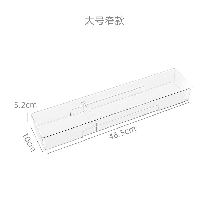 Kitchen drawer storage partition simple chopsticks knife and fork tableware storage box free combination home desktop partition Large narrow Storages & Racks drawer organiser kitchen kitchen accessories Kitchen Gadgets kitchen items organiser organizer organizer box Organizers Storage storage rack utensils organizer