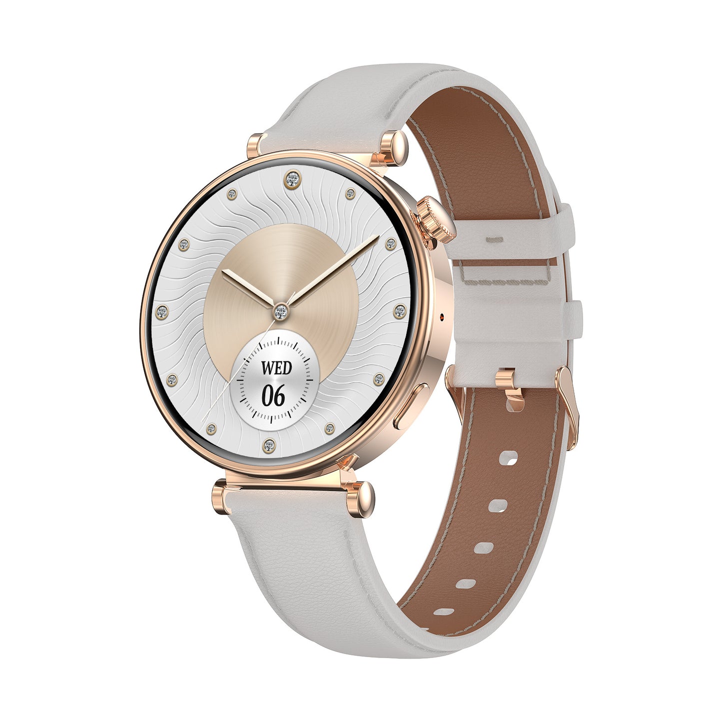 Women's Health Management Multi-function Watch Rose Gold Smart Watches body temperature electronics round dial smart watch smart watch for women