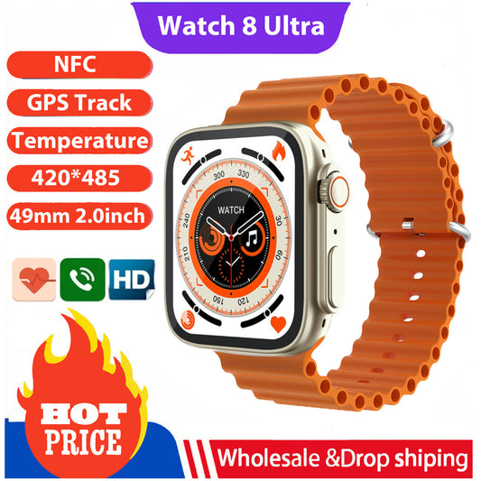 Smart Watch Factory Watch8 Ultra Bluetooth Call Heart Rate Monitoring Information Reminder Huaqiang North S8 Direct Sales Smart Watches Consumer Electronic electronics Electronics & Gadgets electronics accessories matchlessonline smart watch smart watch band smart watches Ultra