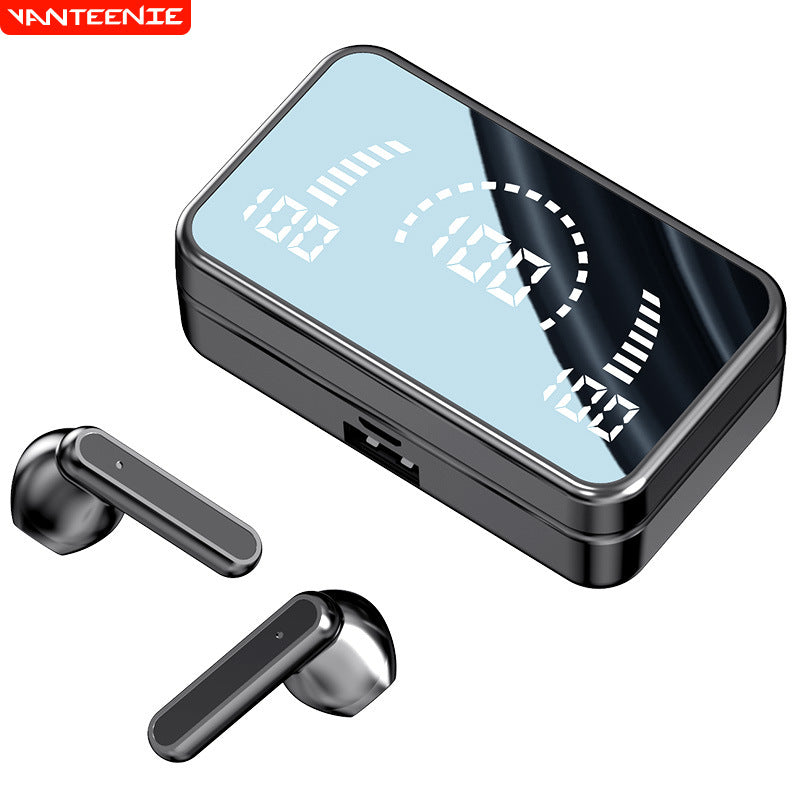 New mirror wireless bluetooth headset 5.2 mini binaural invisible in-ear ultra-long standby