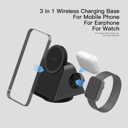 W8 Wireless 3in1 Charging wireless charging Mobile Phone Chargers 3 in 1 wireless fast charger apple devices charger adapters charging electronics fast charger mobile charger newdesign smart charger wireless