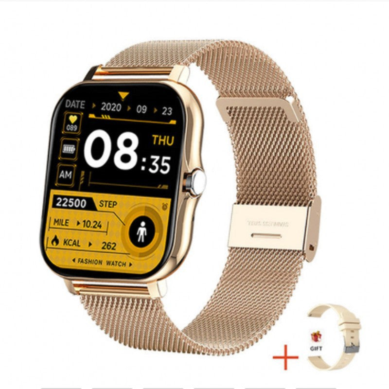 GT20 Smart Watch Bluetooth Call Music 1.69 Full Touch Large Screen Astronaut Watch Health Monitoring gold double belt Smart Watches android electronics smart watch smart watches