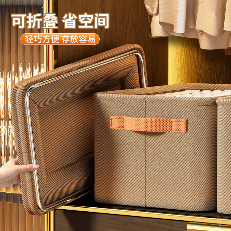 Clothes storage box thickened fabric storage basket clothes pants storage storage box dormitory home wardrobe storage box Storages & Racks clothes drawer organiser home home accessories organiser organizer organizer box Organizers wardrobe