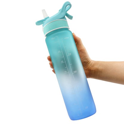 Water Bottle Scrub Bounce Cover Straw Space Cup Sports Water Bottle Water Bottles bottle with straw dinning table home kitchen matchless online motivational bottle water bottle