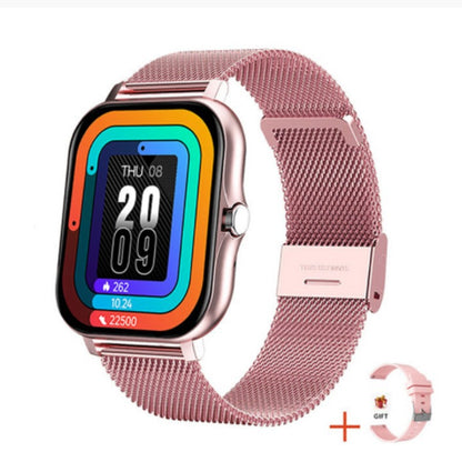 GT20 Smart Watch Bluetooth Call Music 1.69 Full Touch Large Screen Astronaut Watch Health Monitoring pink double belt Smart Watches android electronics smart watch smart watches