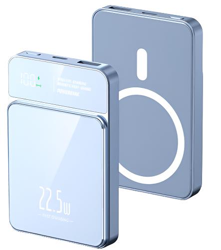 magsafe magnetic wireless charging treasure PD fast charging 22.5w fast charging mini portable mobile power supply gift wholesale Power Banks electronics fast charger magnetic magsafe power bank wireless