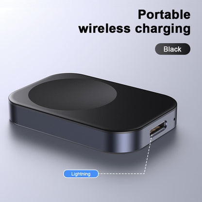 Three-in-one Magnetic & Portable Wireless Charger Black Lightning Mobile Phone Chargers apple charger charger Consumer Electronic electronics fast charger iphone charger mobile charger quality charger stylish mobile phone charger unique charger watch charger wireless charger wireless mobile phone charger