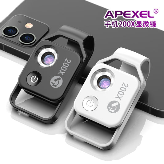 APEXEL high-definition 200X Zoom CPL portable microscope mobile phone lens Microscope APEXEL electronics electronics accessories microscope minimicroscope mobile accessories mobile lens mobile lens microscope mobile phone accessories video accessories video camera and mobile video accessories zoom lens