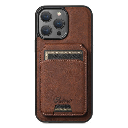 Mobile Phone Leather Phone Case Magnetic Card Holder Wireless Charger H16 Brown 0 iPhone iPhone Cases Leather magsafe New Arrival Phone Cases Premium {{ product_collections }} {{ product_description }}