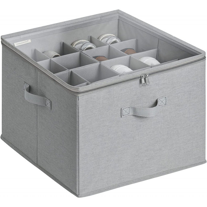 PVC foldable shoe box storage box shoe box storage shoe dustproof shoe cabinet shoe storage grey large Storages & Racks home home accessories organiser organizer organizer box Organizers shoe box shoe storage and racks shoe storage rack for home Storage