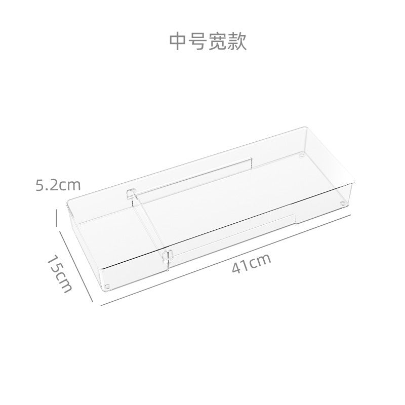 Kitchen drawer storage partition simple chopsticks knife and fork tableware storage box free combination home desktop partition Medium Wide Storages & Racks drawer organiser kitchen kitchen accessories Kitchen Gadgets kitchen items organiser organizer organizer box Organizers Storage storage rack utensils organizer