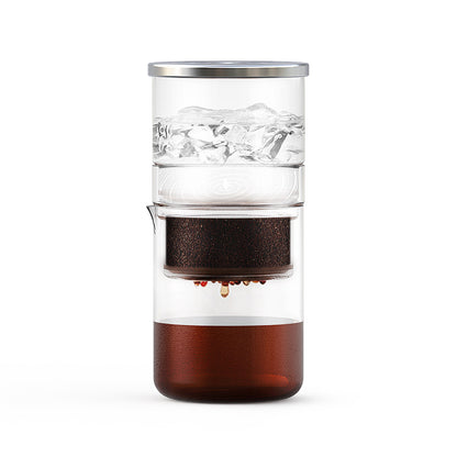 Ice Drip Coffee Pot Cold Extraction Cold Teapot Coffee Pot 300ml Kitchen Appliances beat the heat coffee maker ice coffee juicer kitchen