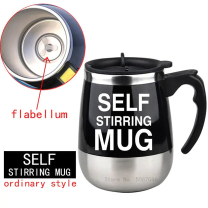 Self Stirring Magnetic Mug Self Black Mugs & Cups coffee cup coffee cup with lid coffee maker coffee mug Coffee Mugs dinning dinning table home self stirring coffee mug tea and coffee cups tea cup tea mug