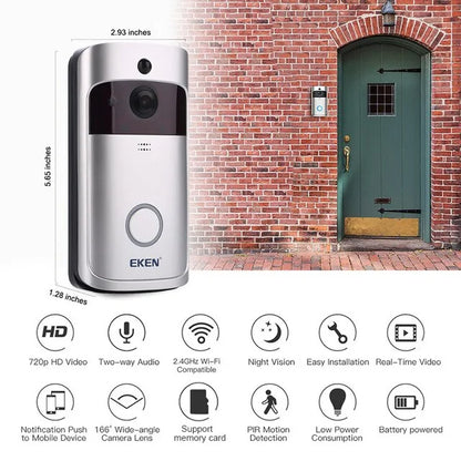 V5 Smart Door Bell | HD Video | Two-Way Audio | Advanced Home Security Door Bells cam recorder camera door bell door bell intelligent smart {{ product_collections }} {{ product_description }}