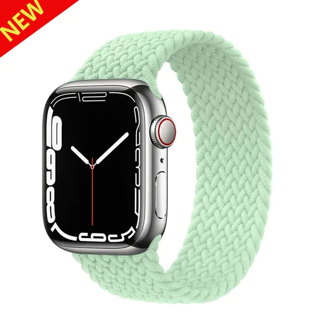 Upgrade Your Apple Watch with Our Nylon Elastic Loop Strap pistachio 42mm 44mm 45mm 49mm Apple Watch Bands apple watch apple watch band apple watch strap new arrival nylon {{ product_collections }} {{ product_description }}