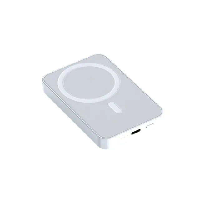 20000 mAh Mini Wireless Portable Power Bank | Fast Charging | Best iPhone 12/13 Charger White white Wireless Power Banks 20000 mah apple battery fast charger high capacity iphone magnetic magsafe portable premium quality wireless {{ product_collections }} {{ product_description }}