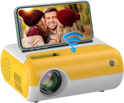 Mini Projector J9C LED Portable Home Cinema 720P Sync Projectors compatible projector with audio and mobile devices electronics Mini Projector J9C LED Portable Home Cinema 720P Sync Portable Projector Small projector smart projector video