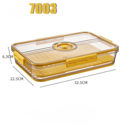 Refrigerator Storage Box Transparent Food Grade Storages & Racks freeshipping fridge box home and kitchen Kitchen Kitchen Food storage box kitchen items Refrigerator Storage Box Transparent Food Grade PET Plastic Storage Box