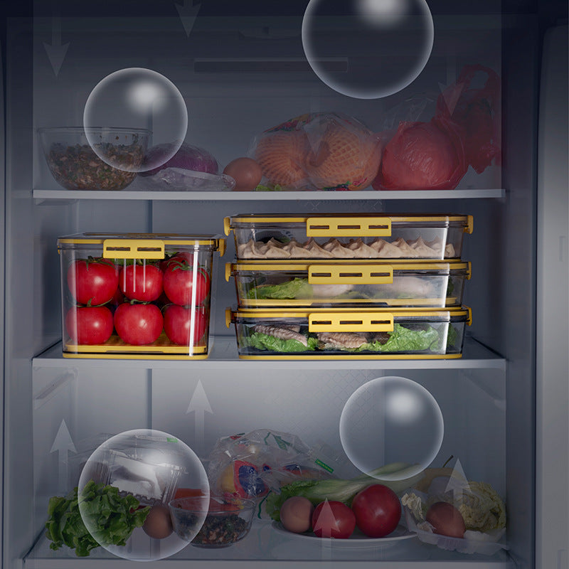 Refrigerator Storage Box Transparent Food Grade Storages & Racks freeshipping fridge box home and kitchen Kitchen Kitchen Food storage box kitchen items Refrigerator Storage Box Transparent Food Grade PET Plastic Storage Box