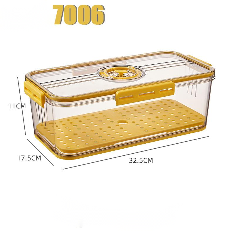 Refrigerator Storage Box Transparent Food Grade Storages & Racks freeshipping fridge box home and kitchen Kitchen Kitchen Food storage box kitchen items Refrigerator Storage Box Transparent Food Grade PET Plastic Storage Box