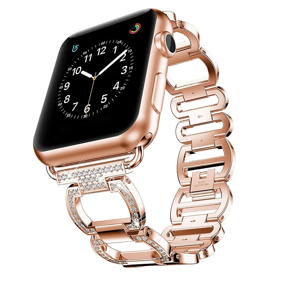 Luxury Metal Diamond Bracelet for Apple Watch