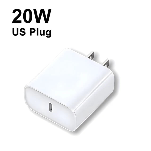 20W PD Fast Charger US Charger Adapters & Converters 20W PD Fast Charger electronics electronics accessories mobile charger mobile phone