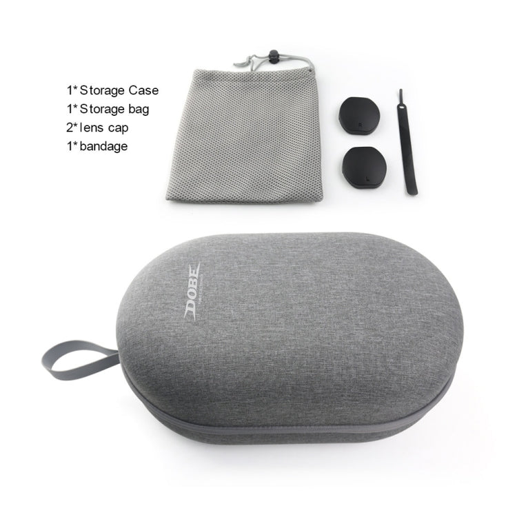 For PS5 VR2 DOBE Portable Multifunctional Storage Bag Lens Protector VR Accessories charger VR & AR Electronics Consumer Electronics macthless online DOBE PlayStation Storage Box VR Accessories