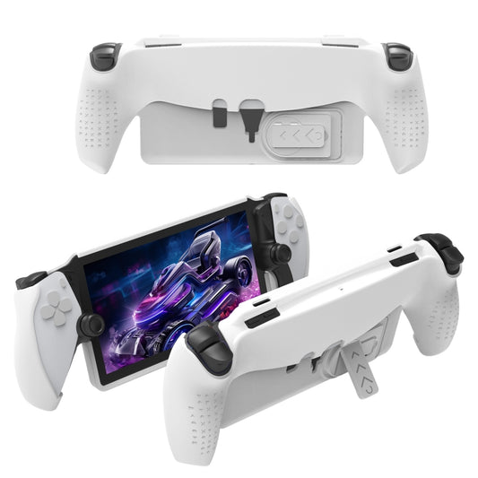 For PlayStation Portal Handle JYS TPU Protective Case With Stand White With Stand(White) Cases charger Sony Accessories Electronics Toys & Hobbies macthless online JYS PlayStation Case Cases