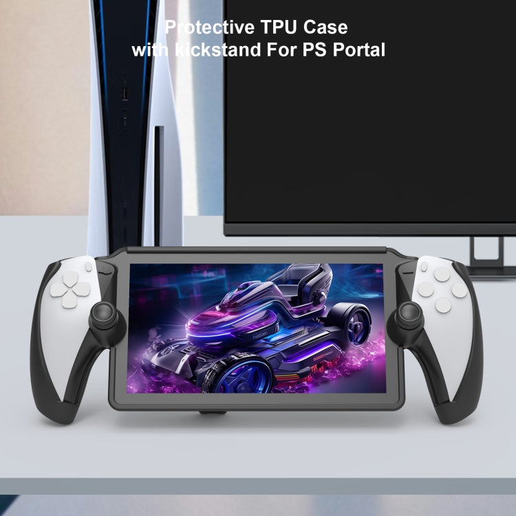 For PlayStation Portal Handle JYS TPU Protective Case With Stand Cases charger Sony Accessories Electronics Toys & Hobbies macthless online JYS PlayStation Case Cases