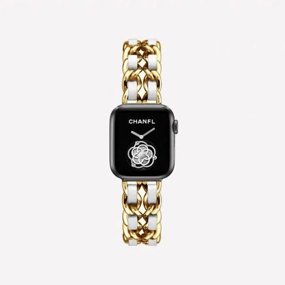 Upgrade Your Apple Watch with Our Stainless Steel Strap Bands Gold White 38 MM or 40 MM Apple Watch Bands apple watch apple watch band apple watch strap new arrival stainless steel {{ product_collections }} {{ product_description }}