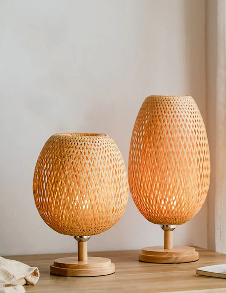 Handmade Bamboo Rattan Table Lamp – Illuminate Your Space with Eco-Friendly Elegance Table Lamps bamboo hand made home decor rattan table lamp table lamps tablelamp {{ product_collections }} {{ product_description }}